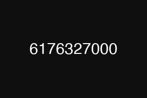 6176327000