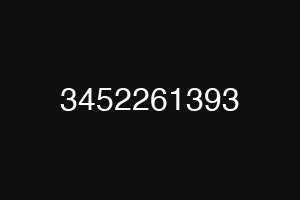3452261393