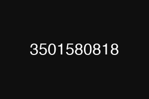 3501580818